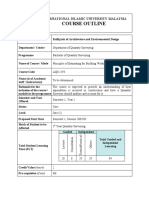 International Islamic University Malaysia Course Outline