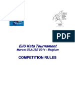 EJU Kata Tournament: Competition Rules