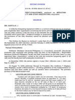 Petitioner Vs Vs Respondent: Second Division