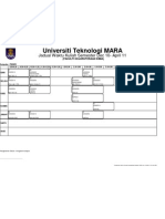 Jadual Waktu Kuliah Semester Dec 10-April 11: (Fakulti Kejuruteraan Kimia)