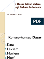 Konsep Dasar Istilah Dalam Morfologi Bahasa Indonesia P3