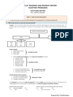 Auditing Problems Lecture Notes PDF