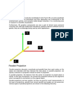 Projections: Parallel Projection