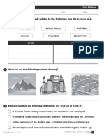 Review Our History: Classify The Following Words Related To The Prehistory Into Life in Caves or in Villages