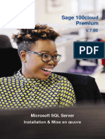 Déploiement Sage 100c MS SQL Server pour Premium