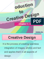 Introdu Ction To Creativ e Desig N: Chapter 1 - Lesson 1