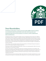 Starbucks Fiscal 2015 Annual Letter To Shareholders PDF
