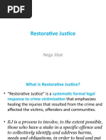 Restorative Justice: Nega Jibat