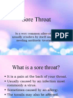 Dealing With Sore Throat