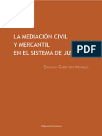 La Mediación Civil y Mercantil en El Sistema de Justicia - Carretero Morales, E PDF