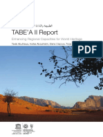 TABE'A II Report: Enhancing Regional Capacities For World Heritage