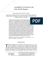 The Responsibility To Protect in The Asia-Pacific Region