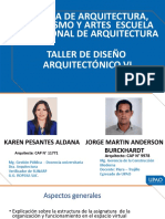 Escuela de Arquitectura, Urbanismo Y Artes Escuela Profesional de Arquitectura Taller de Diseño Arquitectónico Vi