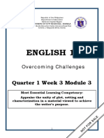 English 10: Quarter 1 Week 3 Module 3