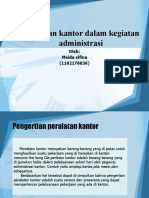 Peralatan Kantor Dalam Kegiatan Administrasi