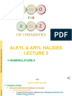 #3. NOMENCLATURE of Alkyl Halides by H To O Chemistry