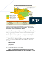 Poblamiento y Organización Del Espacio Territorial Venezolano 5to III Actividad