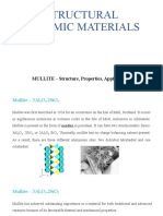 Structural Ceramic Materials: MULLITE - Structure, Properties, Applications