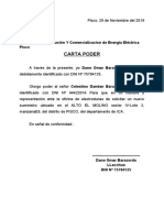 Carta Poder Daniel