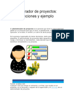 Administrador de proyectos