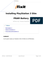 PS3 Slim PRAM Battery Replacement