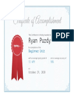 Ryan Purdy: Beginner Unit
