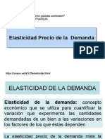 Elasticidad Precio de La Demanda