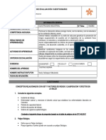 Instrumento de Evaluacion No. 2 - Cuestionario.