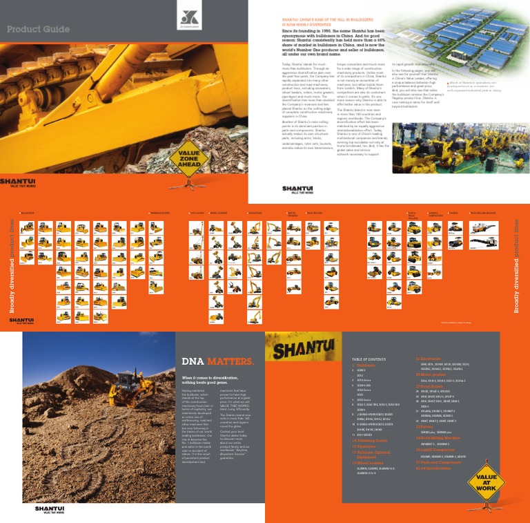 Shantui Catalog EN PDF | PDF | Vehicles | Land Vehicles