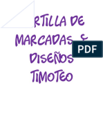 Cartilla de Marcadas y Diseños Timoteo PDF