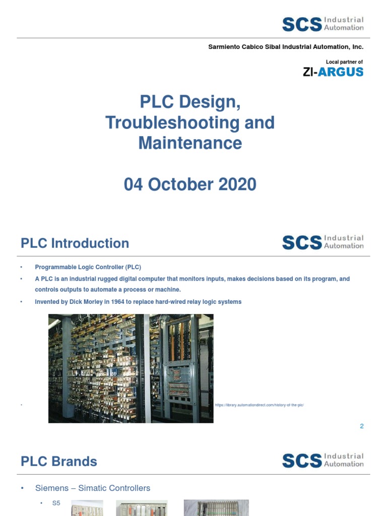 PLC Design and Maintenance Overview | PDF | Programmable Logic ...