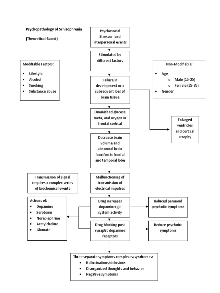 Psychopathology Of Schizophrenia Theoretical