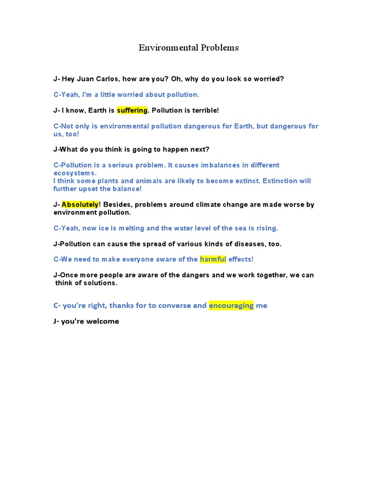 Addressing Environmental Pollution Issues | PDF | Science & Mathematics