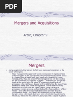 Mergers and Acquisitions: Arzac, Chapter 9