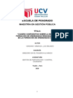 Cuadro Comparativo Sobre La Iniciativa en La Formación de Ordenanzas Regionales y Iniciati