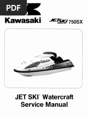 【希少】ジェットスキー　Kawasaki JS750SX サービスマニュアル Kawasaki JetSki 750SX Shop Manual | PDF