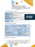 Guía de Actividades y Rúbrica de Evaluación - Tarea 3 - Los Trastornos en El Contexto Social y Las Redes de Apoyo