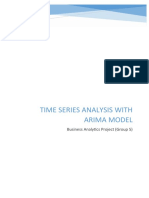 Time Series Analysis With Arima Model: Business Analytics Project (Group 5)