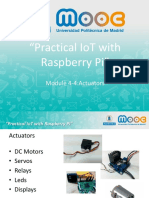 "Practical Iot With Raspberry Pi": Module 4-4:actuators