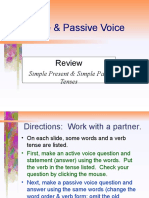 passive review present past qu and a