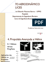 Projeto Aerodinâmico de Hélices: Prof. Dr. José Eduardo Mautone Barros - UFMG