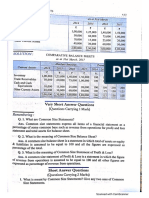 COMMON SIZE STATEMENTS