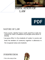 Nature and Classification of LAW