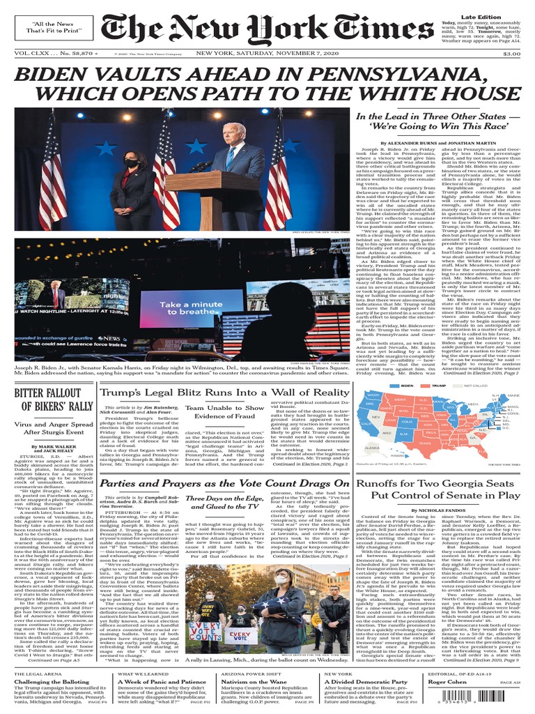 nyt 2020 11 07 pdf joe biden donald trump