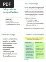 Challenges in ML&DM