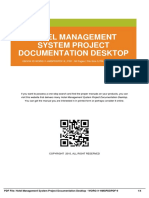Hotel Management System Project Documentation Desktop