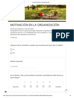 Motivación en La Organización