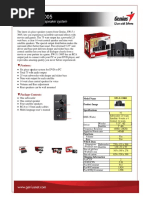 Genius SW 5 1 3005 Speaker System Ds