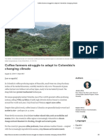 Coffee Farmers Struggle To Adapt To Colombias Changing Climate