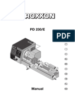 Bedienungsanleitung Proxxon PD 230_e